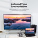 Vention Кабель мультимедійний HDMI M to HDMI M 8.0m V2.0 4K60Hz PVC flat black Vention (AAKBK)
