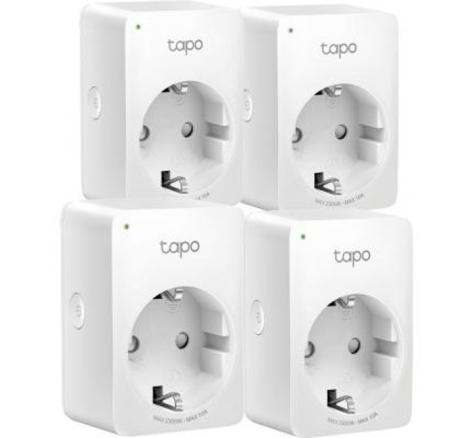 TP-Link Розумна міні Wi-Fi розетка (4 шт у комплекті), Tapo P100(4-pack)