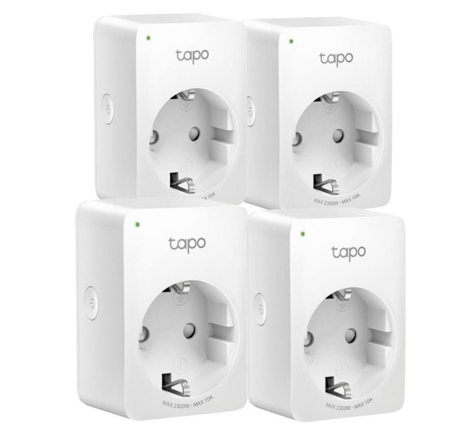 TP-Link Розумна міні Wi-Fi розетка (4 шт у комплекті), Tapo P100(4-pack)