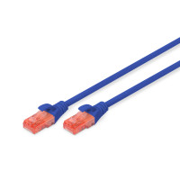 Патч-корд DIGITUS CAT 6 UTP, 0.25м, AWG 26/7, Cu, LSZH, синій Патч-корд DIGITUS CAT 6 UTP, 0.25м, AWG 26/7, Cu, LSZH, синій
