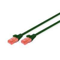 Патч-корд DIGITUS CAT 6 UTP, 0.25м, AWG 26/7, Cu, LSZH, зелений Патч-корд DIGITUS CAT 6 UTP, 0.25м, AWG 26/7, Cu, LSZH, зелений