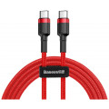 Baseus Дата кабель USB-C to USB-C 2.0m USB 3.1 3A red-black Baseus (CATKLF-H09)