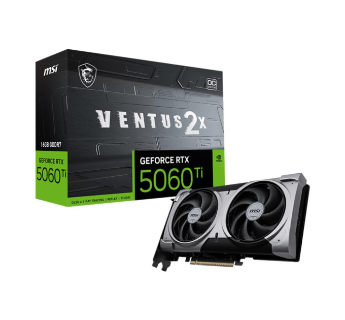 MSI Відеокарта PCIE16 RTX5060TI 16GB 5060TI 16G VENT 2X OC PLUS MSI