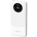 Dudao Батарея універсальна Dudao 10000mAh K12 22.5W, PD, QC, 2*USB-A, USB-C(In/Out), White (6976625333875)