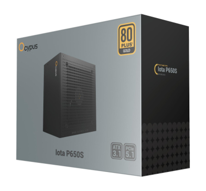 OCYPUS Блок живлення OCYPUS 650W IOTA P650S (IOTA-P650S-GFFBK025X-EU)