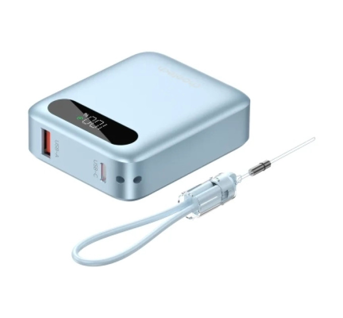 Choetech Батарея універсальна Choetech 10000mA, 22.5W, PD, QC, blue (B860-CCLBE)