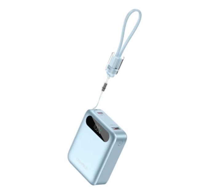 Choetech Батарея універсальна Choetech 10000mA, 22.5W, PD, QC, blue (B860-CCLBE)