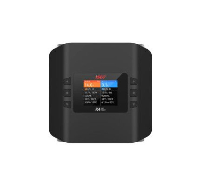iSDT Зарядний пристрій для дрона iSDT K4 AC 400W DC 600Wx2 (HP0015.K4)