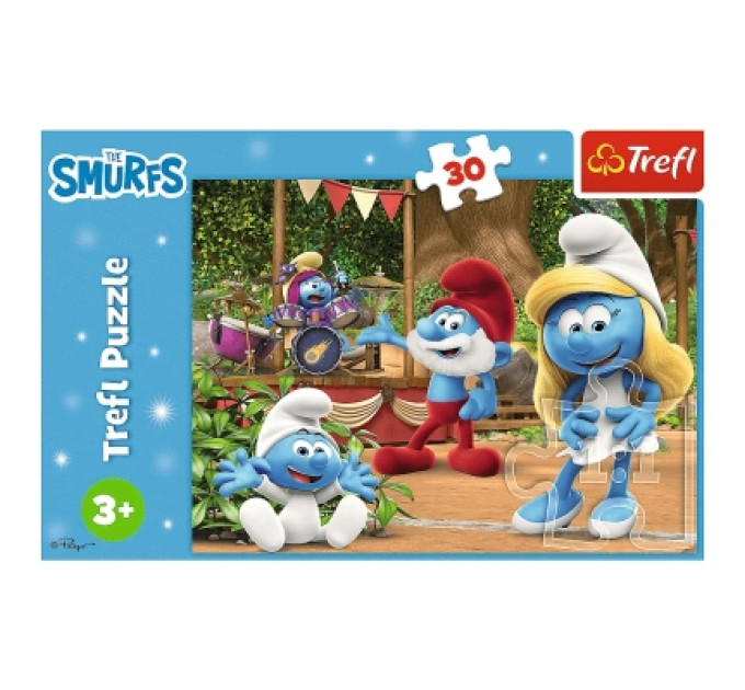 Trefl Пазл Trefl The Smurfs Смурфет і Смурфики 30 елементів (5900511183122)