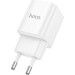 HOCO Зарядний пристрій HOCO C147A Charm 1xUSB-C PD20W + 1xUSB QC3.0 White (6942007630276)