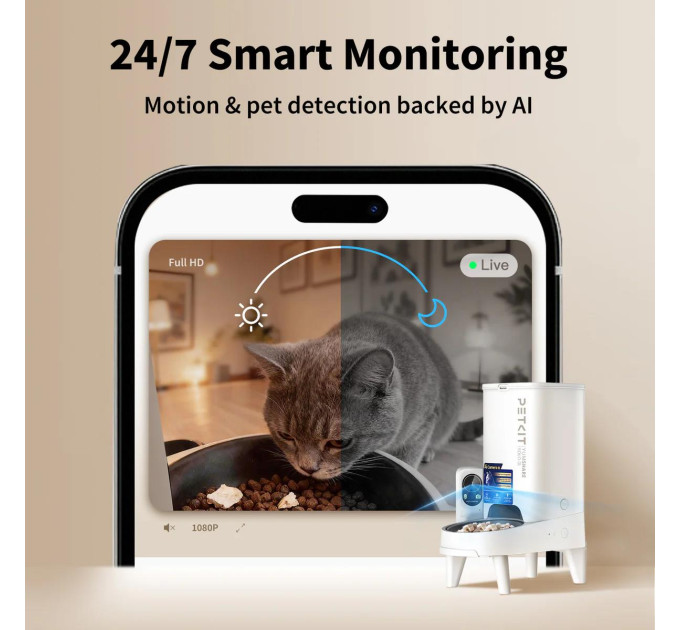 Petkit Смарт годівниця PETKIT YUMSHARE SOLO 2 with Cam P572