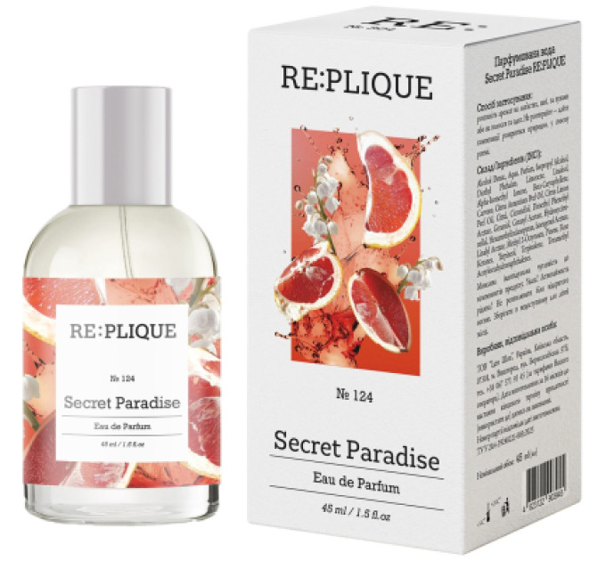 RE:PLIQUE Парфумована вода RE:PLIQUE Secret Paradise 45 мл (4823122903945)