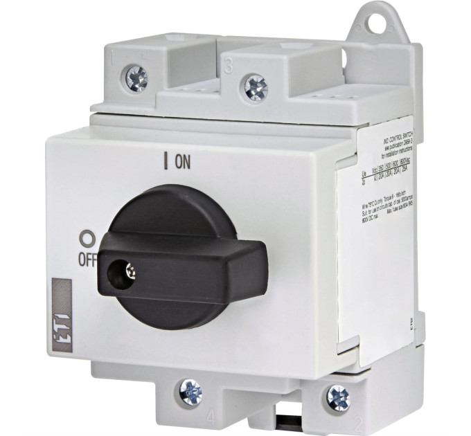 ETI Вимикач навантаження ETI LS 25 SMA A2 2р "1-0" 25A 1500V DC (4660061)