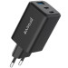 Мережевий зарядний пристрій Proove Pocket GaN 65W Black (WCPG65121201)