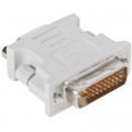 PowerPlant Перехідник DVI-D M to VGA F, white PowerPlant (CA910298)