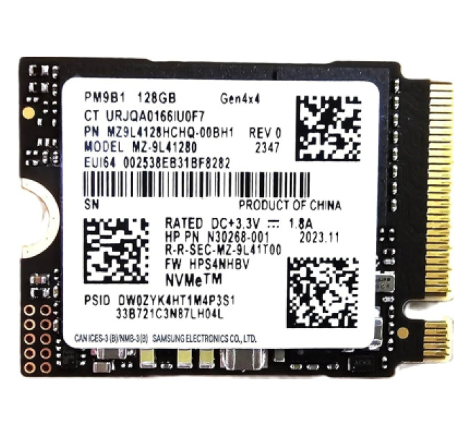 Samsung Накопичувач SSD M.2 2230 128GB Samsung (MZ9L4128HCHQ-00BH1)