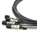 Alistar Оптичний патчкорд Alistar QSFP to 4*SFP+ 40G Directly-attached Copper Cable 3M (DAC-QSFP-4SFP+-3M)