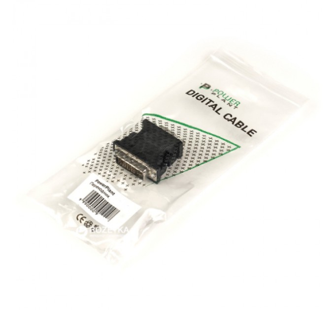 PowerPlant Перехідник VGA to DVI-I (24+5 pin), черный PowerPlant (CA910892)