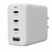 Canyon Зарядний пристрій Canyon CU100ACC GaN 100W 3xPD 1xQC EU White (CNS-CUW100ACC)