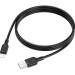 BOROFONE Дата кабель USB 2.0 AM to Lightning 1.0m Lenny silicone BX113 black BOROFONE (6941991115394)