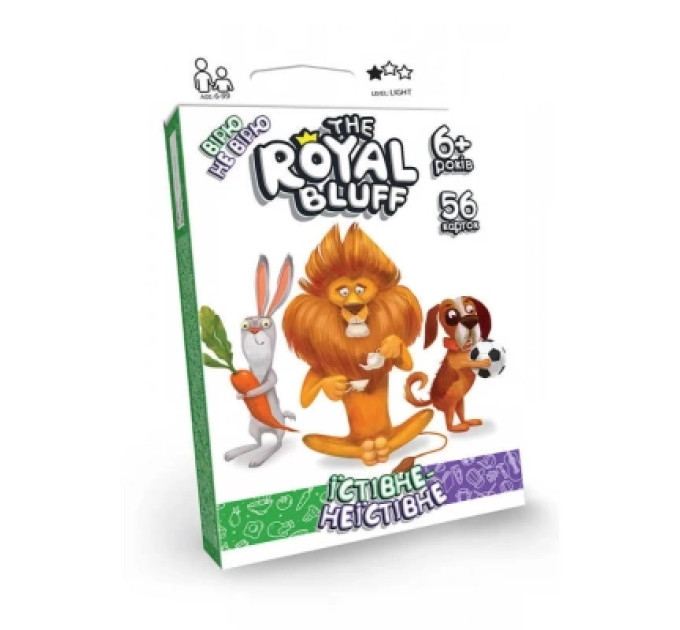 Danko Toys Настільна гра Danko Toys Вірю не вірю (The Royal Bluff) їстівне-неїстівне (укр.) (RBL-02-01U)