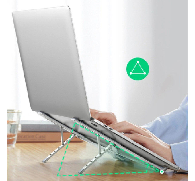 Ugreen Підставка до ноутбука Ugreen LP451 Foldable Holder for Laptop Silver (40289)