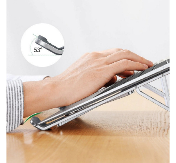 Ugreen Підставка до ноутбука Ugreen LP451 Foldable Holder for Laptop Silver (40289)