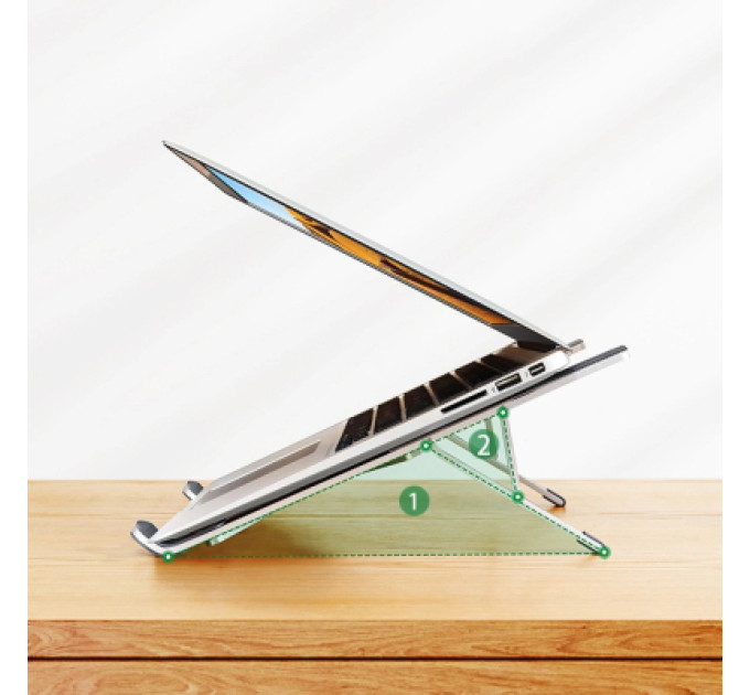 Ugreen Підставка до ноутбука Ugreen LP451 Foldable Holder for Laptop Silver (40289)