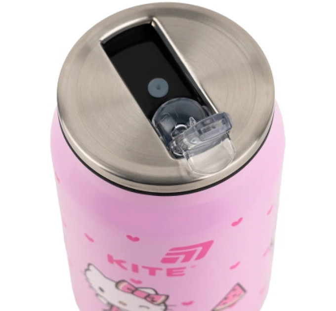 Kite Поїльник-непроливайка Kite Hello Kitty термочашка з трубочкою, 350 мл (HK25-1263)