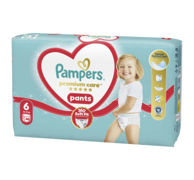 Pampers Підгузки Pampers Premium Care Pants Розмір 6 (13-18 кг) 46 шт (8006530320054)