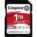 Kingston Карта пам'яті Kingston 1TB SDXC class 10 UHS-II U3 Canvas React Plus (SDR2V6/1TB)