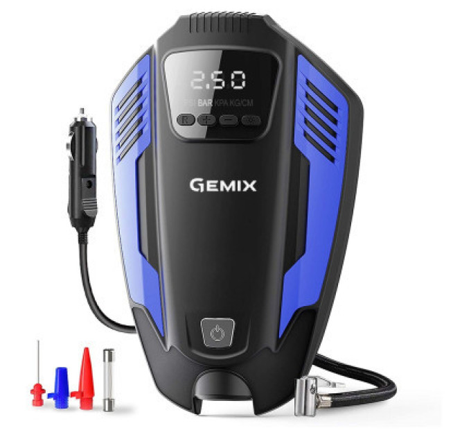 Gemix Автомобільний компресор Gemix Model E black/blue (10700096)