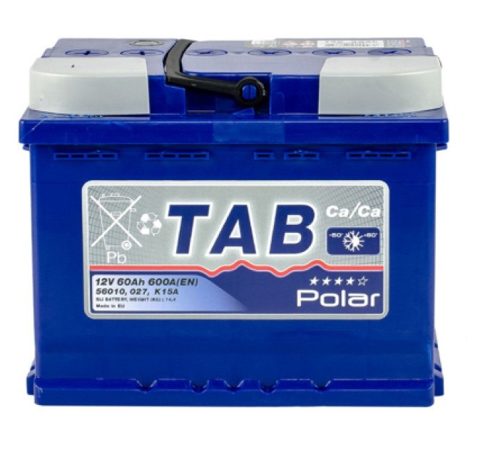 TAB Акумулятор автомобільний TAB 60 Ah/12V Polar Blue (121 160)