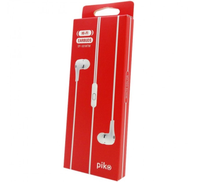 Piko Навушники Piko EP-101WTM White (1283126477751)