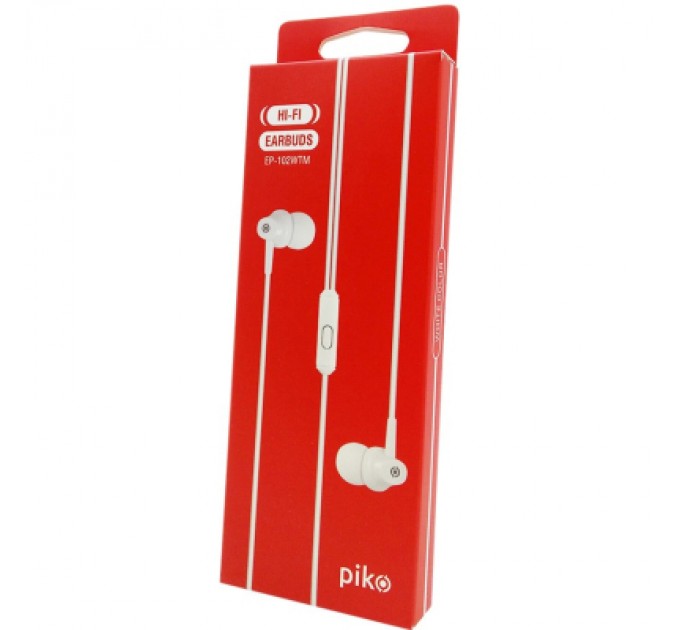 Piko Навушники Piko EP-102WTM White (1283126477782)