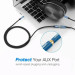Ugreen Кабель мультимедійний 3.5mm M to 3.5mm F 1.0m AV118 blue Ugreen (40673)