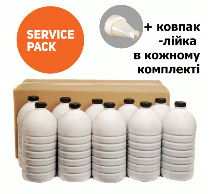 Тонер TTI HP LJ 1010/P1005 Service Pack, флакон 10x1 кг TTI (TSM-T128-V-10SP)