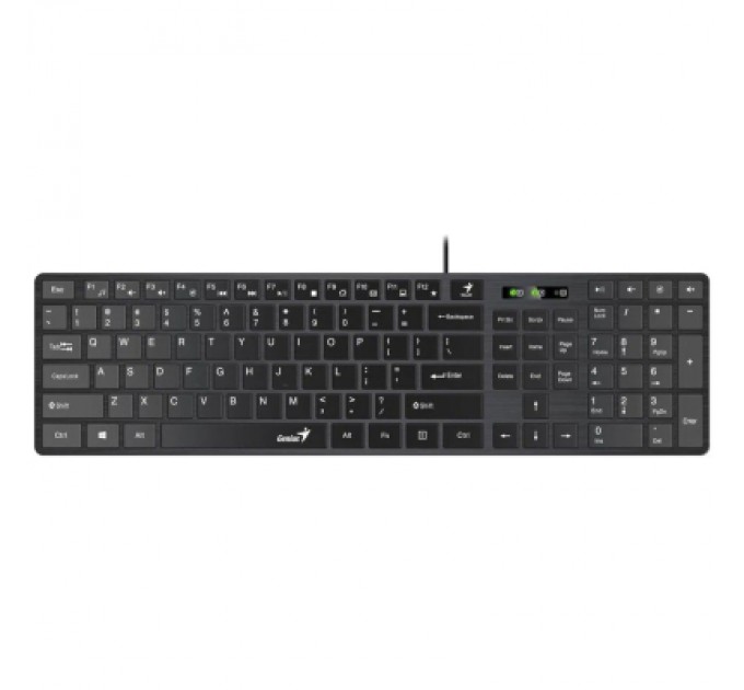 Genius Комплект Genius C-126 SlimStar USB Black Ukr (31330007407)