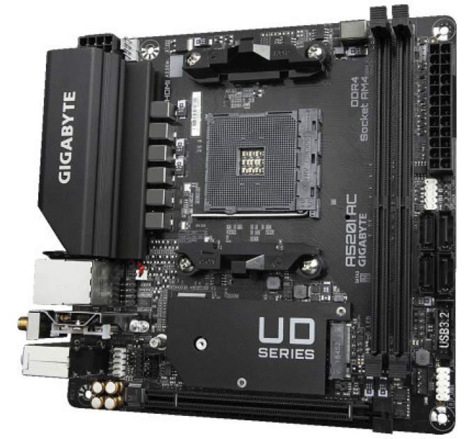 GIGABYTE Материнська плата GIGABYTE A520I AC
