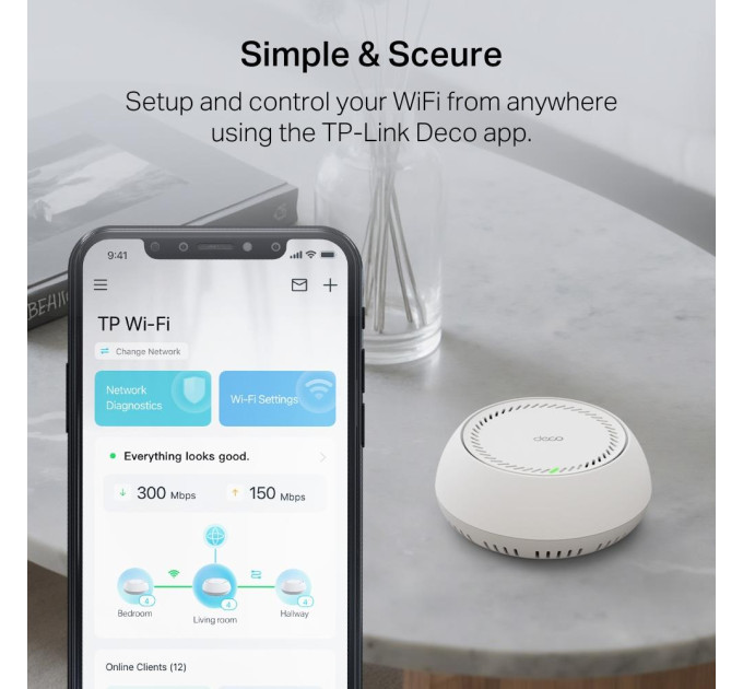 TP-Link Mesh-система, (3 шт в упак), Deco BE65-PoE(3-pack) TP-LINK