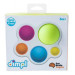Fat Brain Toys Брязкальце Fat Brain Toys прорізувач і тактильна іграшка Натисни кулю dimpl (F192ML)