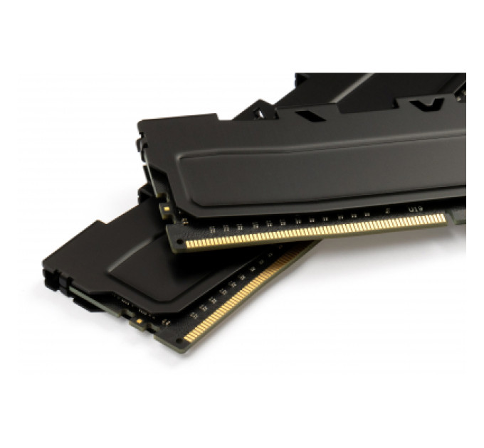 eXceleram Модуль пам'яті для комп'ютера DDR4 16GB (2x8GB) 3200 MHz Kudos Black eXceleram (EKBLACK4163216AD)