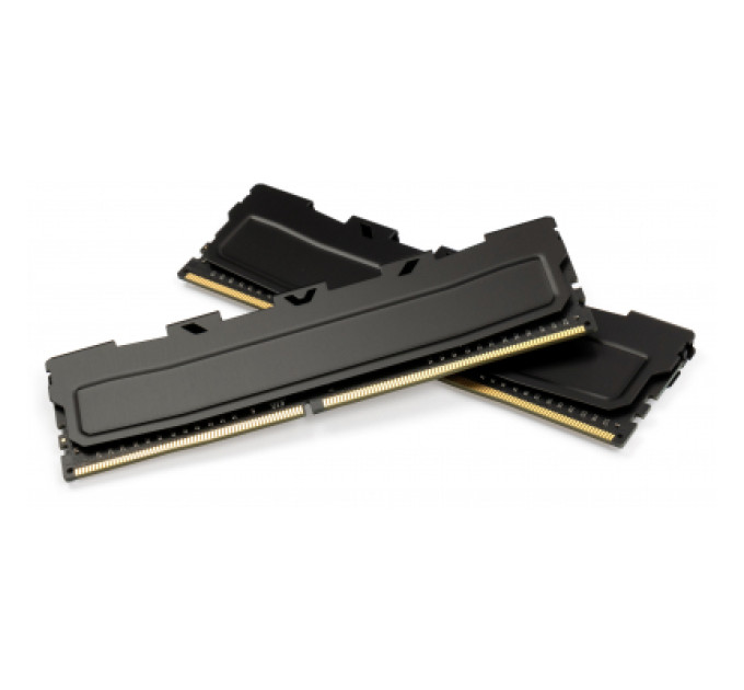 eXceleram Модуль пам'яті для комп'ютера DDR4 16GB (2x8GB) 3200 MHz Kudos Black eXceleram (EKBLACK4163216AD)