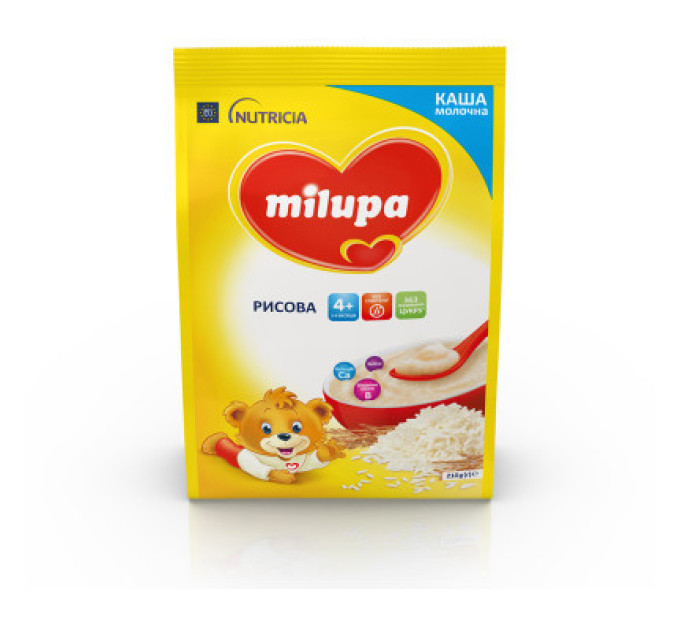 Milupa Дитяча каша Milupa Рисова молочна 210г (5900852931178)