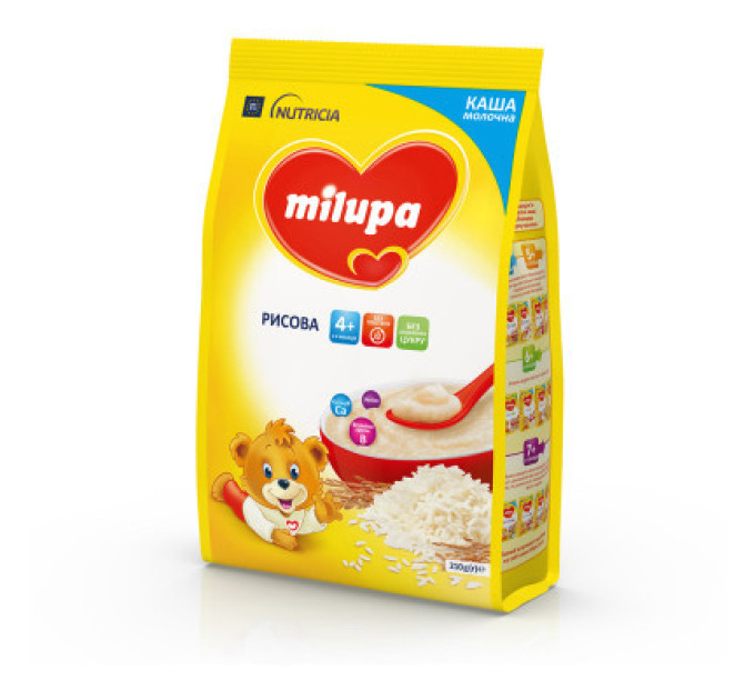 Milupa Дитяча каша Milupa Рисова молочна 210г (5900852931178)