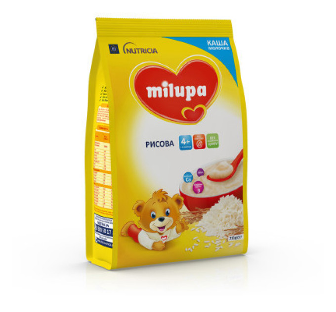 Milupa Дитяча каша Milupa Рисова молочна 210г (5900852931178)