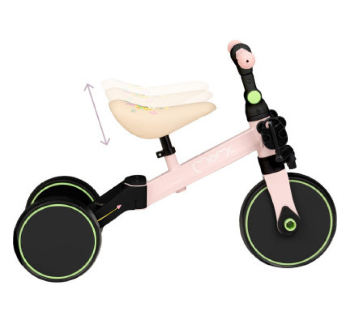 MoMi Біговел MoMi Loris 3 в 1 велосипед Pink (ROBI00039)