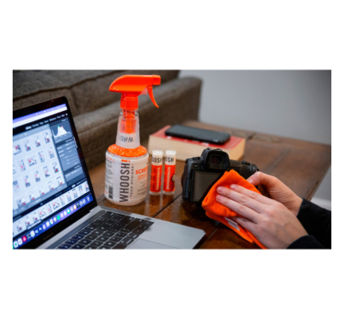 Whoosh! Спрей для очищення Whoosh! Screen Shine 500ml + microfiber 35cm x 35cm (1FG500WBOX)