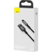 Baseus Дата кабель USB 2.0 AM to Lightning 2.0m 2.4A black Baseus (CALWJ-A01)