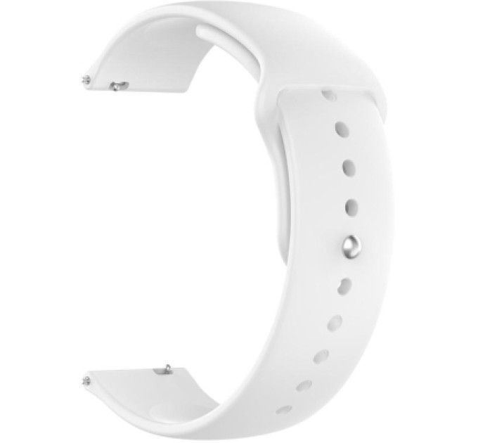 Armorstandart Ремінець до смарт-годинника Armorstandart Silicone Watch Strap 22mm White (ARM80668)